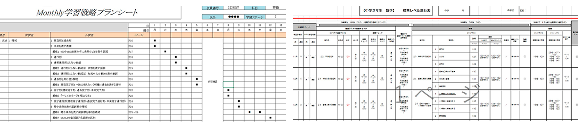 家庭学習プランシート